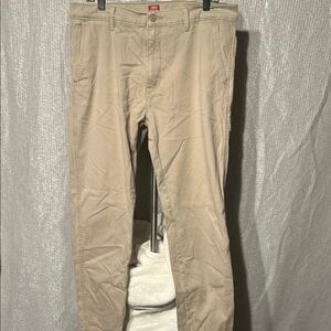 Levi's Tan Dress Pants with Straight Fit